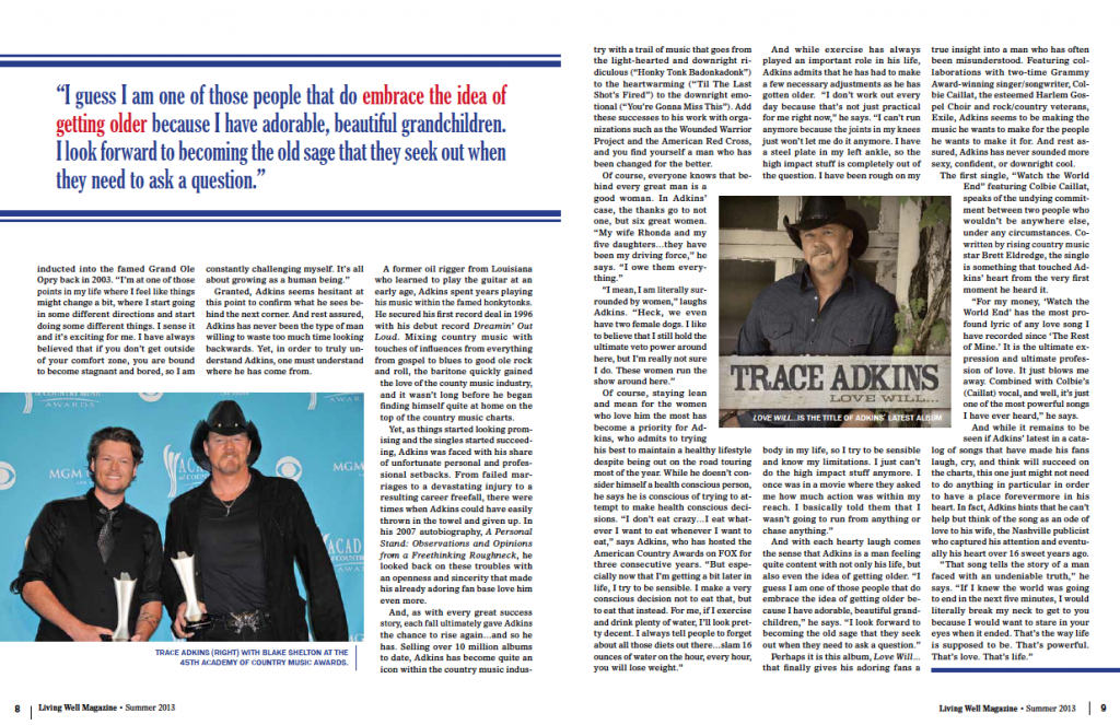 Country sensation Trace Adkins